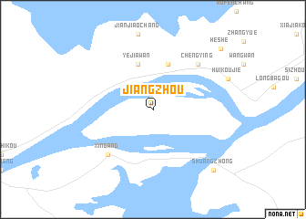 map of Jiangzhou