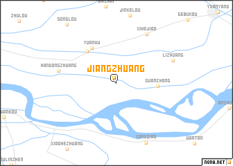 map of Jiangzhuang