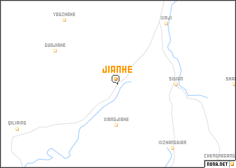 map of Jianhe