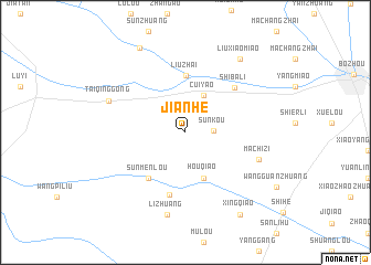 map of Jianhe