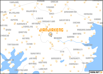 map of Jianjiakeng