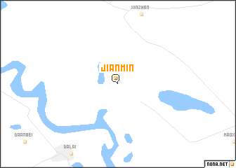 map of Jianmin