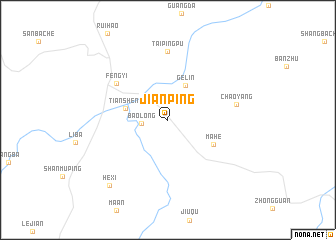 map of Jianping