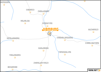 map of Jianping