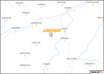 map of Jianshan