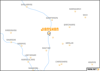 map of Jianshan