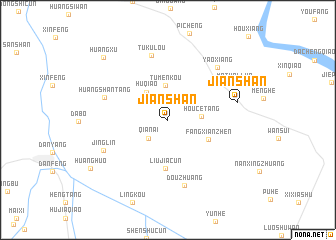 map of Jianshan