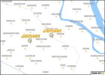 map of Jianshan
