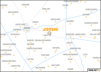 map of Jianshe