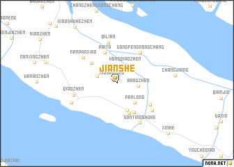 map of Jianshe