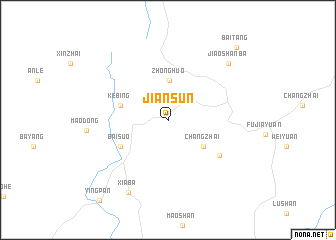 map of Jiansun