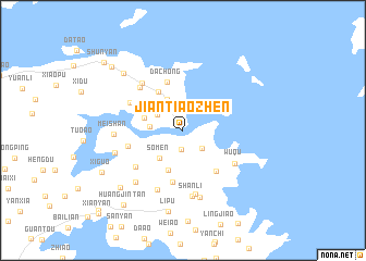 map of Jiantiaozhen