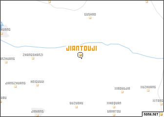 map of Jiantouji