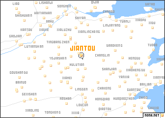 map of Jiantou