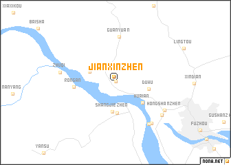 map of Jianxinzhen