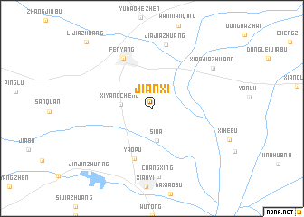 map of Jianxi