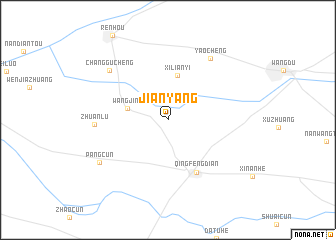 map of Jianyang