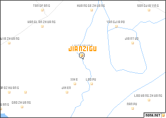 map of Jianzigu