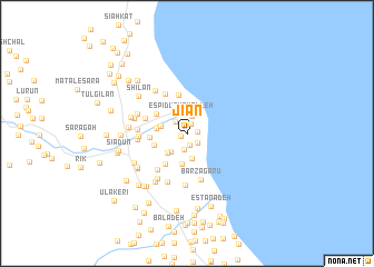 map of Jīān