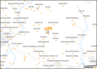 map of Jīān