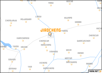 map of Jiaocheng