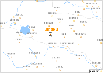 map of Jiaohu