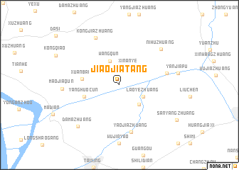 map of Jiaojiatang