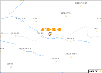 map of Jiaokouhe