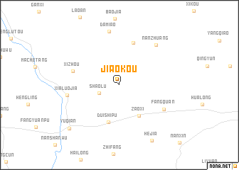map of Jiaokou