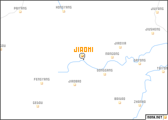 map of Jiaomi