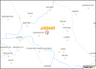 map of Jiaowan