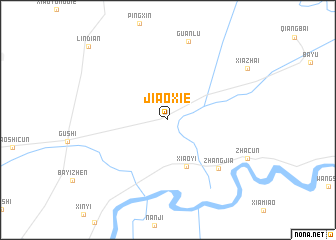 map of Jiaoxie