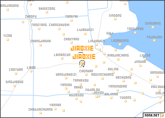 map of Jiaoxie