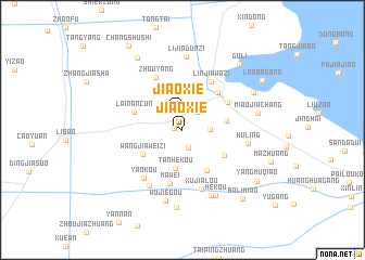 map of Jiaoxie