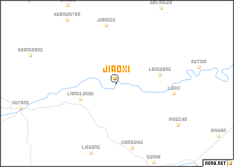 map of Jiaoxi