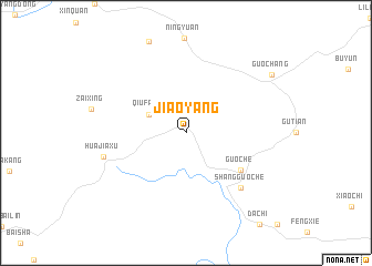 map of Jiaoyang