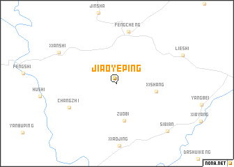 map of Jiaoyeping