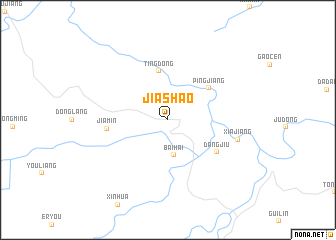 map of Jiashao