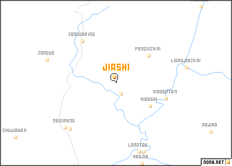 map of Jiashi