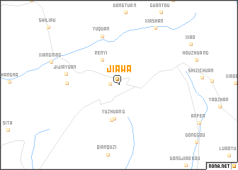 map of Jiawa