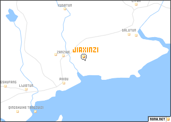 map of Jiaxinzi