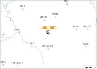 map of Jiaxiong