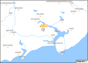 map of Jiaxi