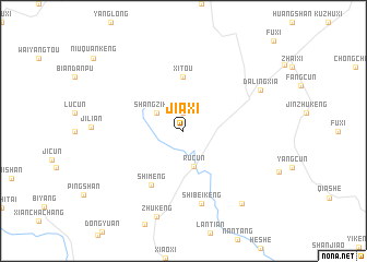 map of Jiaxi