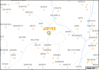 map of Jiayee