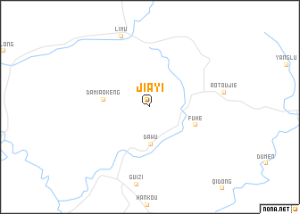 map of Jiayi