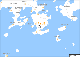 map of Jiayue