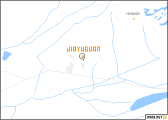 map of Jiayuguan