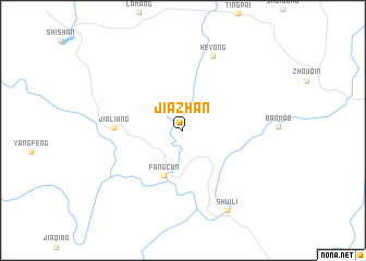 map of Jiazhan