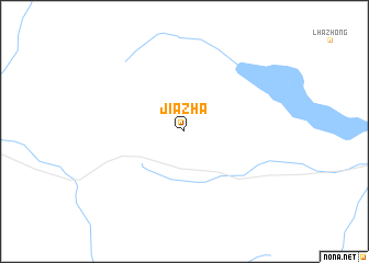 map of Jiazha